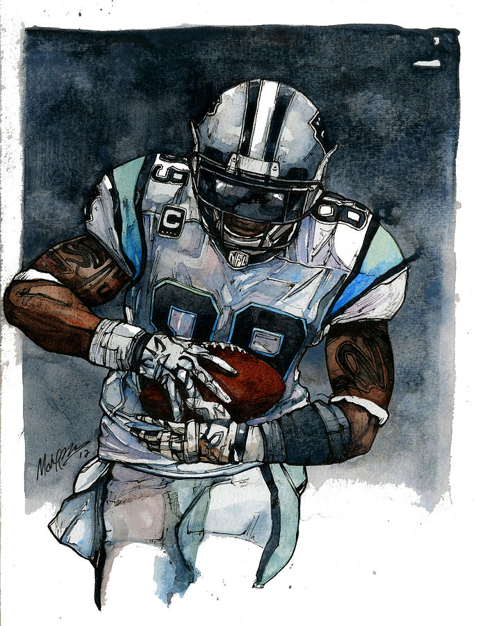 Panther Painting - Steve Smith by Michael Pattison