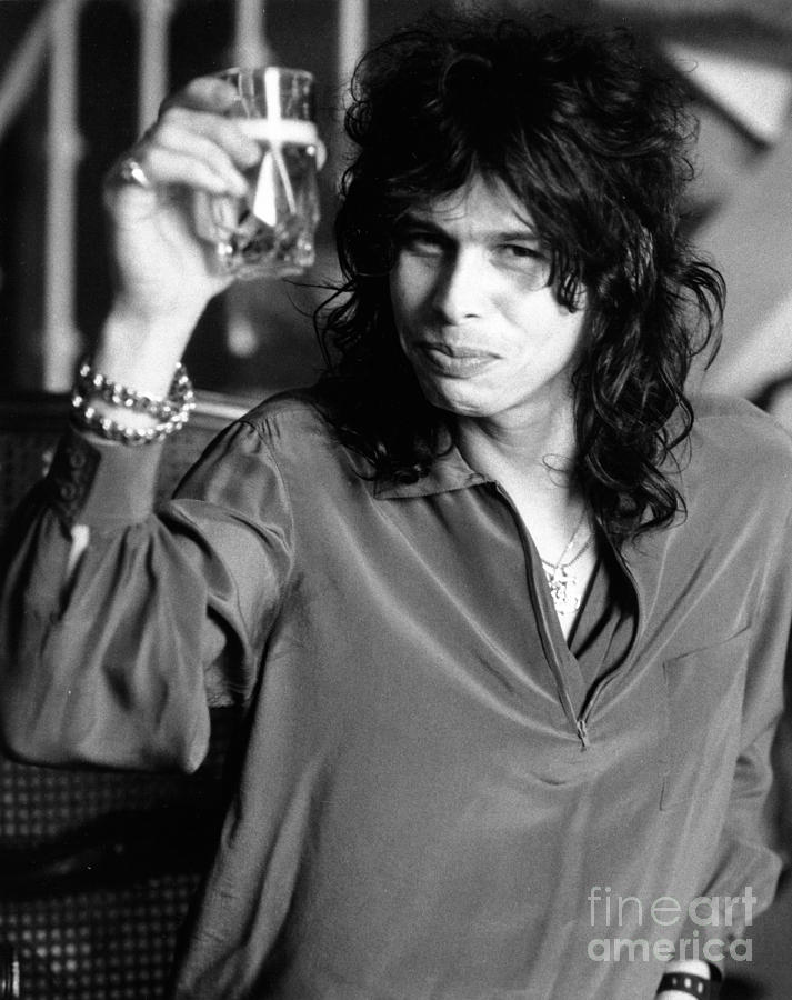 Aerosmith Photograph - Steven Tyler 1979 by Chris Walter