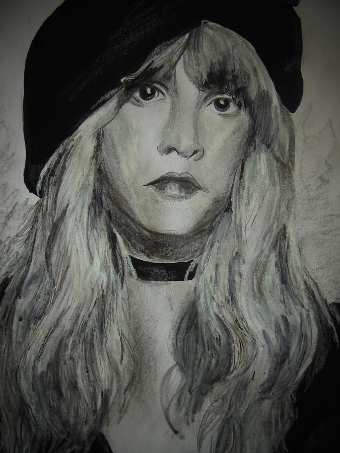 Stevie Nicks Drawing By Luisa Gatti.