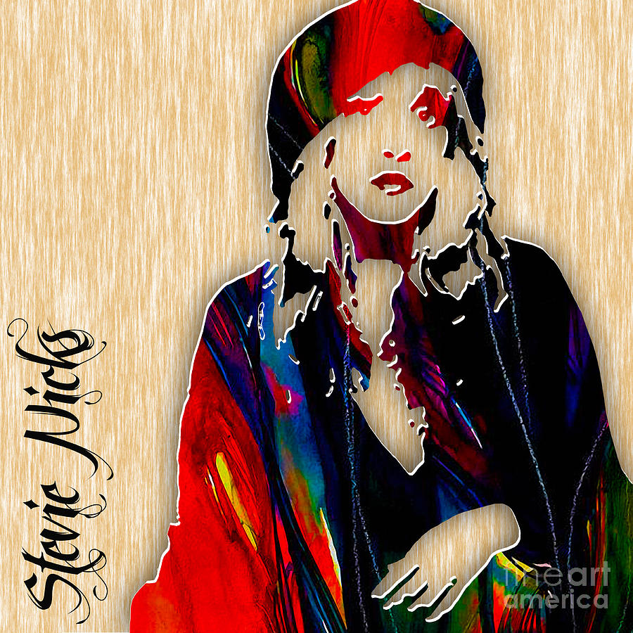 Stevie Nicks Mixed Media by Marvin Blaine