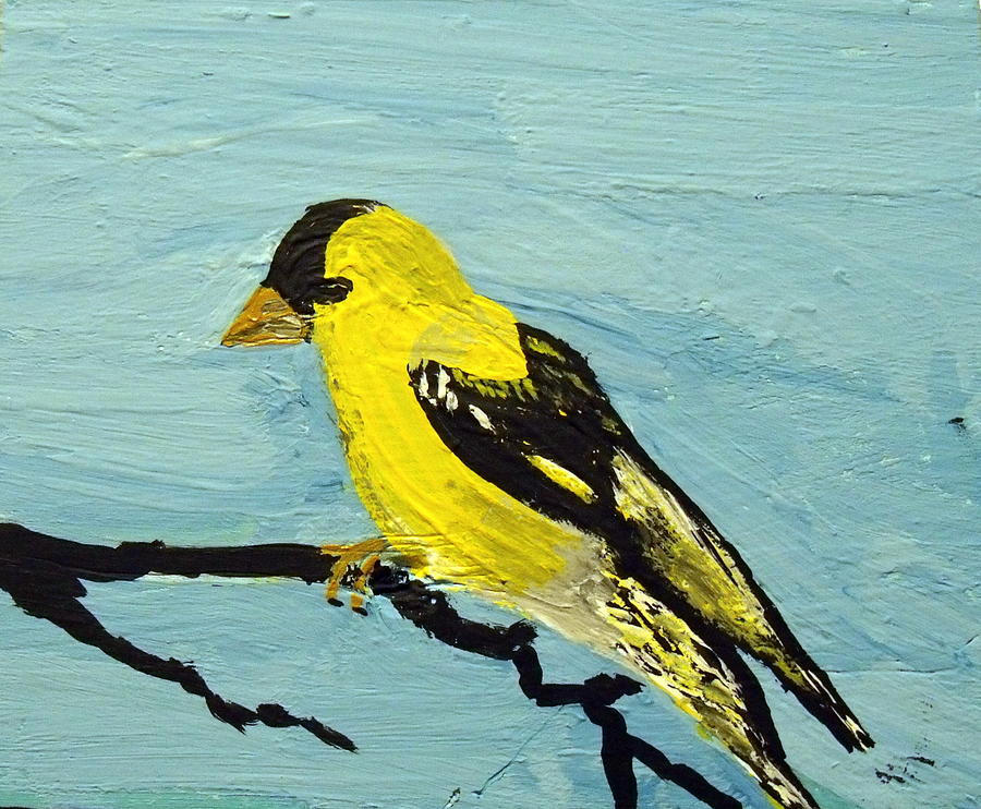 Bird Painting - Stevie Nicks Songbird by Daniel Nadeau
