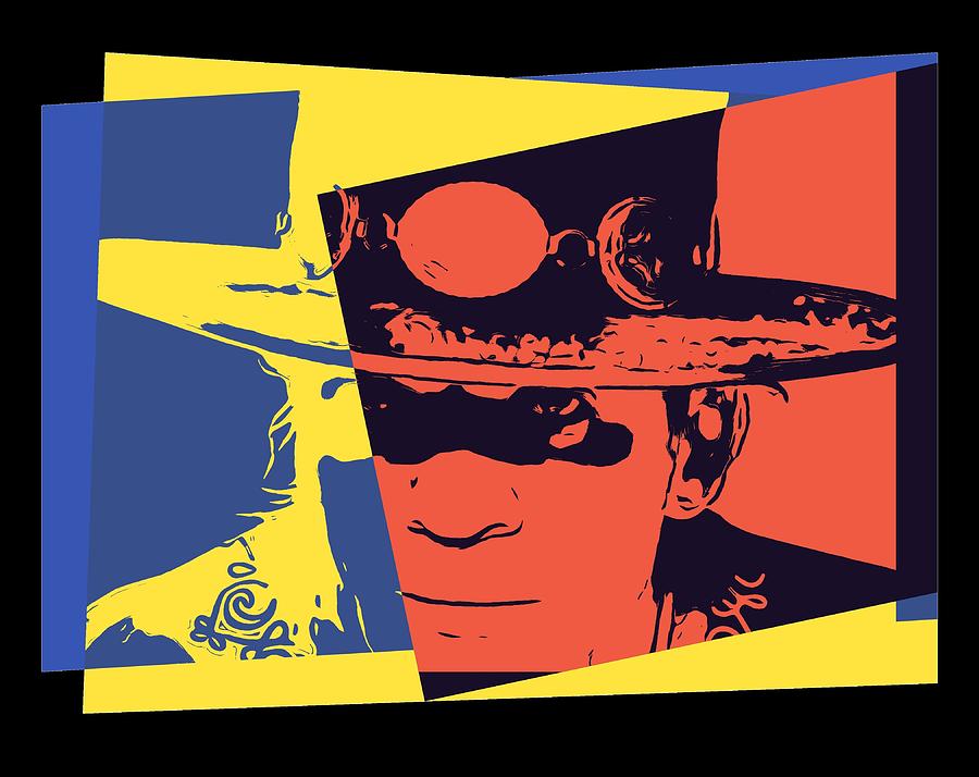 Stevie Ray Vaughan Pop Art Digital Art by Dan Sproul