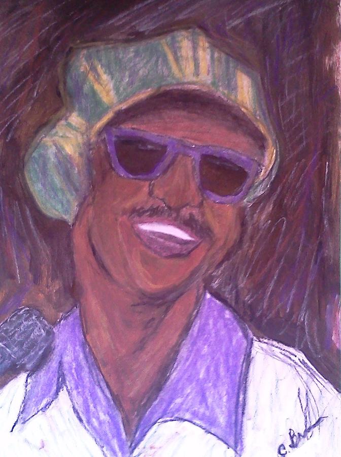 Stevie Wonder 2 Drawing by Christy Saunders Church