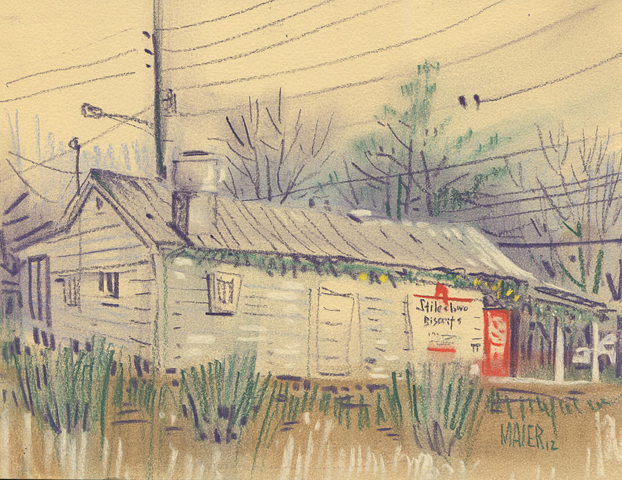 Stilesboro Biscuits  Drawing by Donald Maier