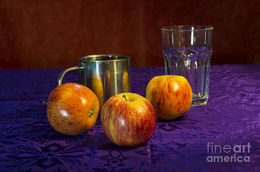Still Life Apples Photograph by Donald Davis