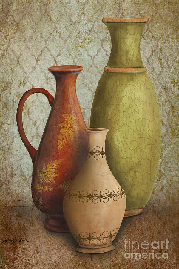 Still Life-E Painting by Jean Plout