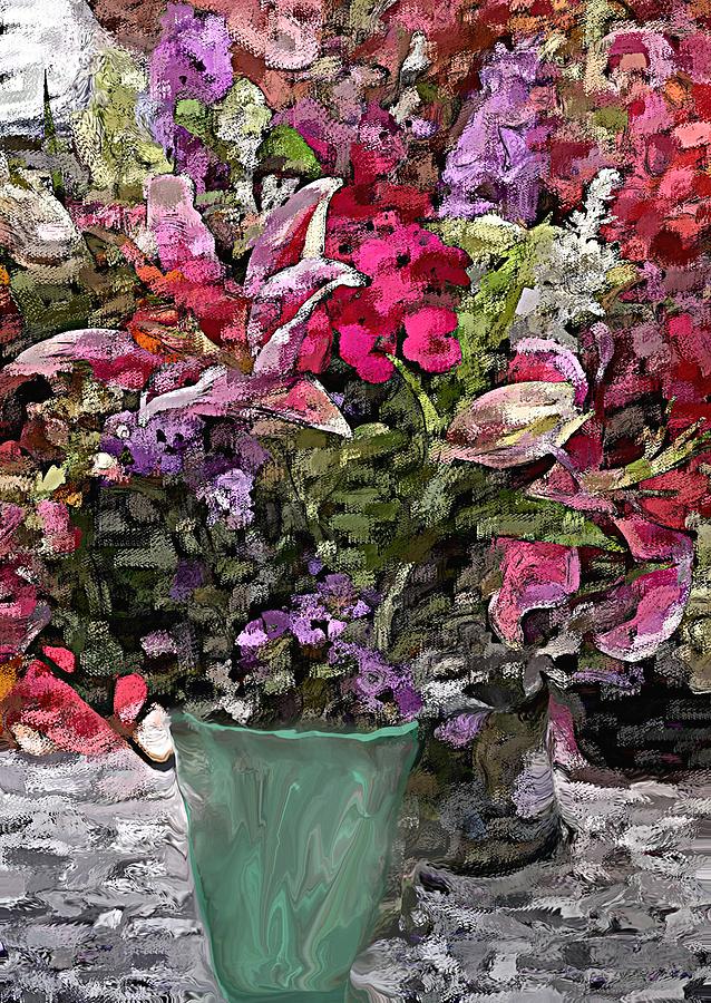 Still Life Floral Digital Art by David Lane