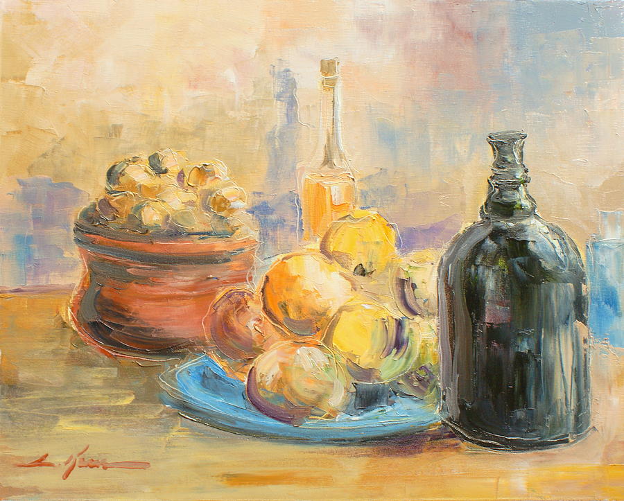 Still life from Italy Painting by Luke Karcz
