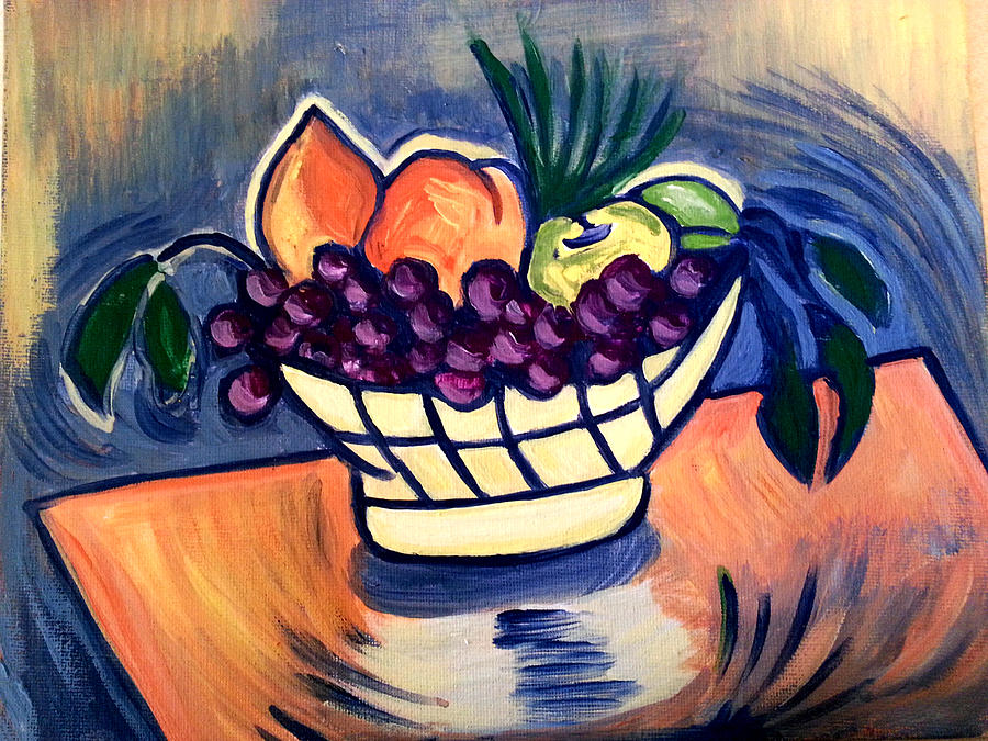 Still Life Fruit Painting by Nikki Dalton - Fine Art America