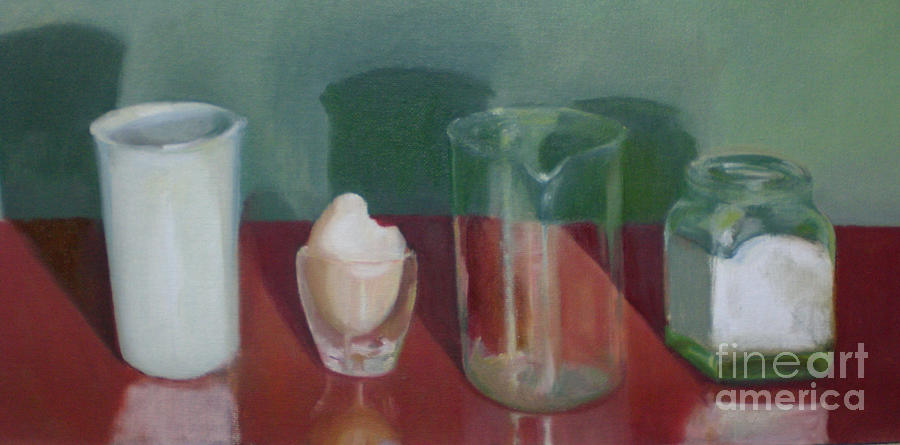 Glass Painting - Still Life Glass    copyrighted by Kathleen Hoekstra