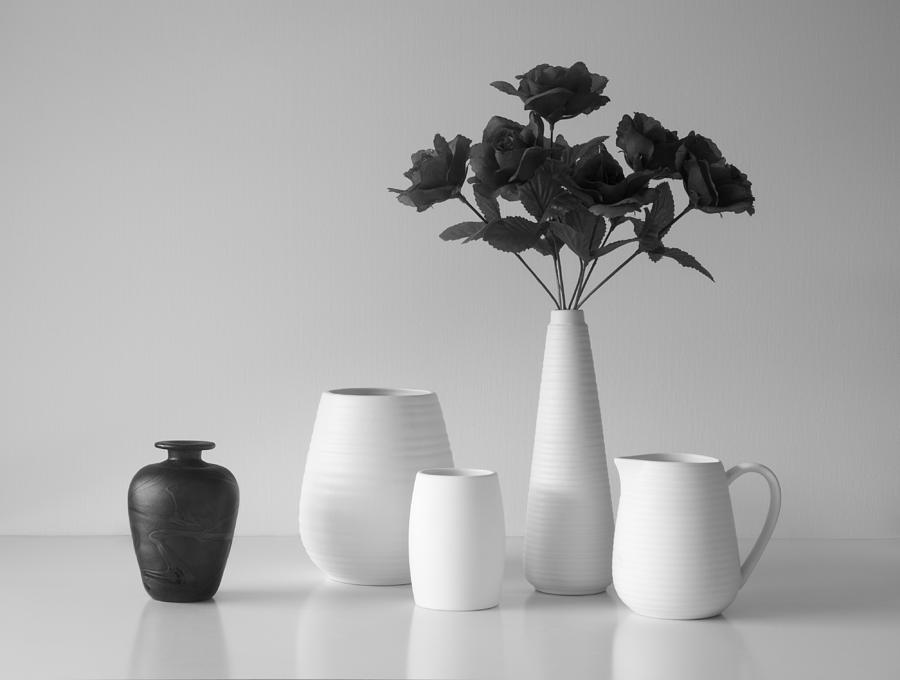 Still Life In Black And White Photograph by Jacqueline Hammer