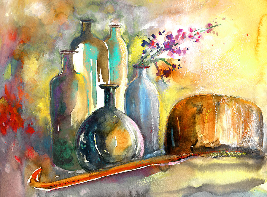 Still Life in Bouges 01 Painting by Miki De Goodaboom