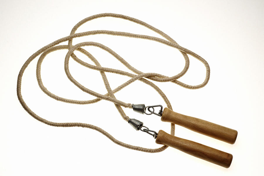 Still life of jump rope. Photograph by Thinkstock