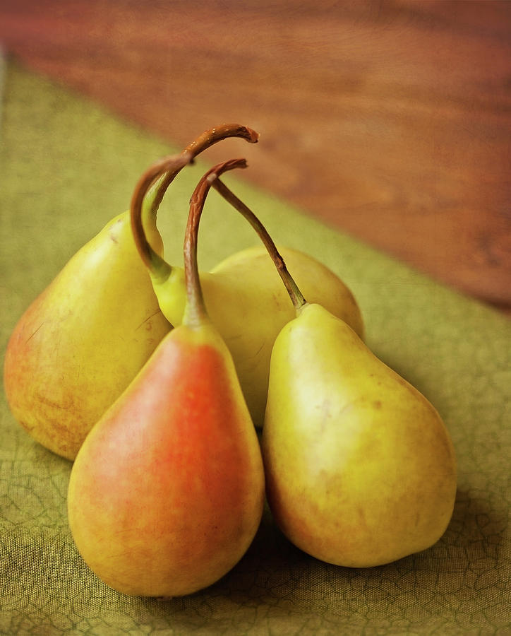 Still Life Of Pears Photograph by Carol Yepes
