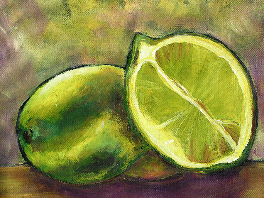 Still Life Of Two Limes Photograph by Ikon Ikon Images