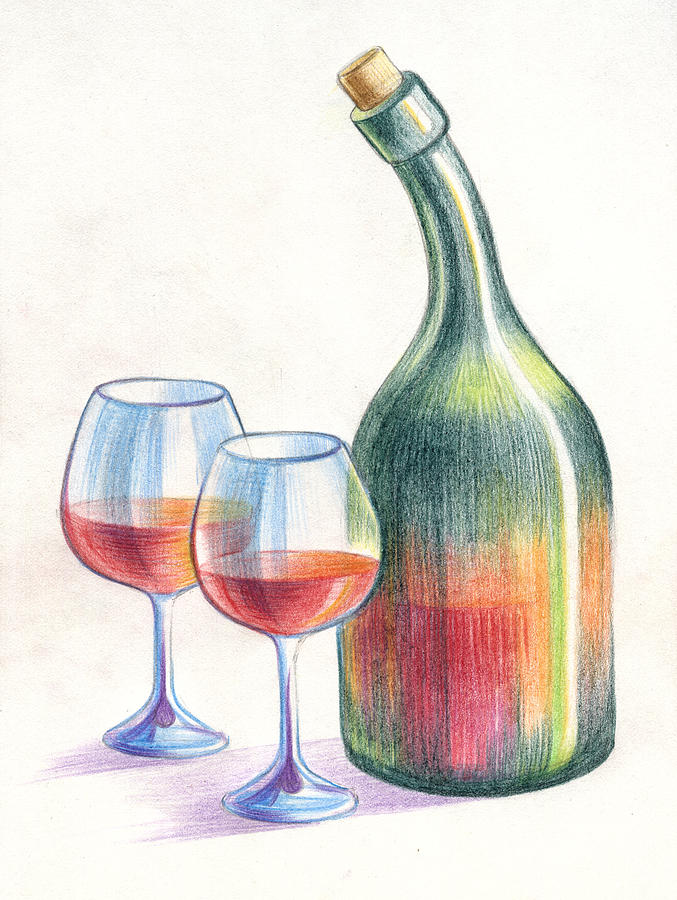 still life drawings for beginners in colour