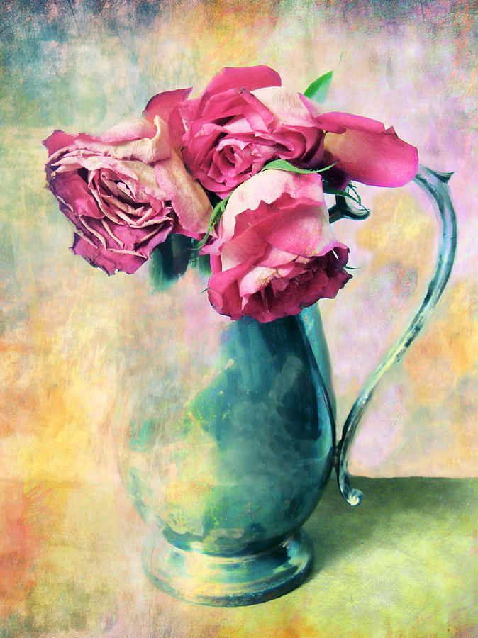 Flower Photograph - Still Life Roses by Jessica Jenney
