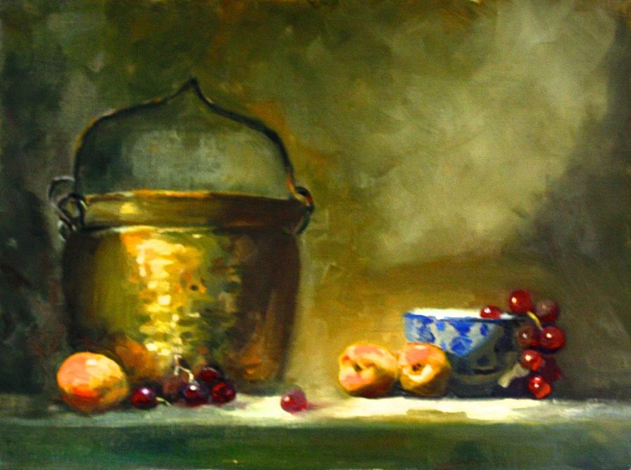 Still Life Study Painting by Linda Dunbar - Fine Art America