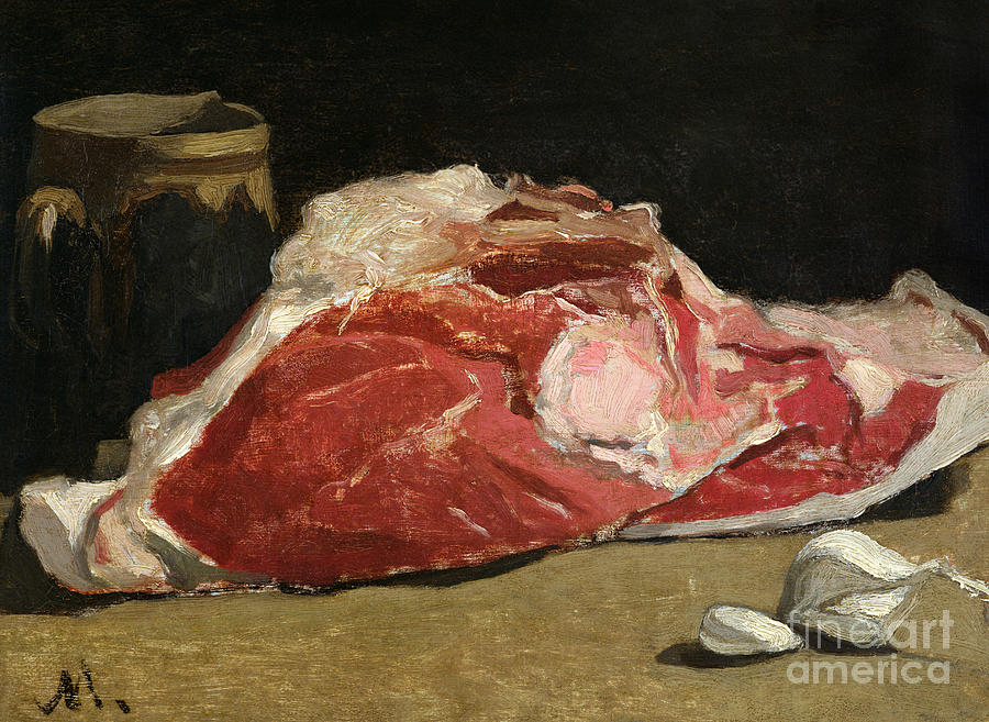 Still Life the Joint of Meat by Claude Monet