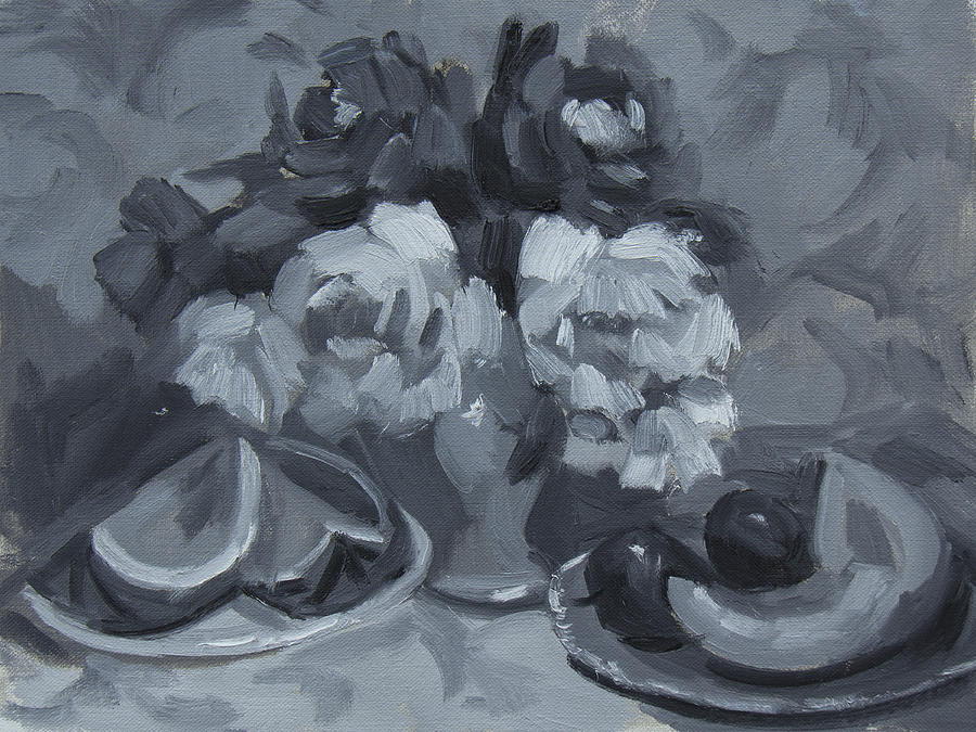 Still Life Tonal Study Painting by Diane McClary
