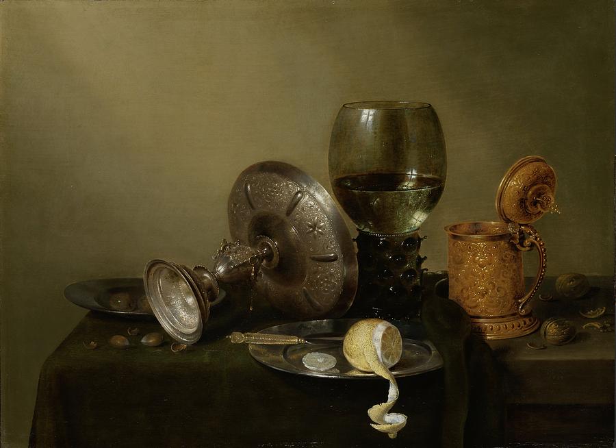 Still Life With a Gilt Cup Painting by Willem Claesz Heda