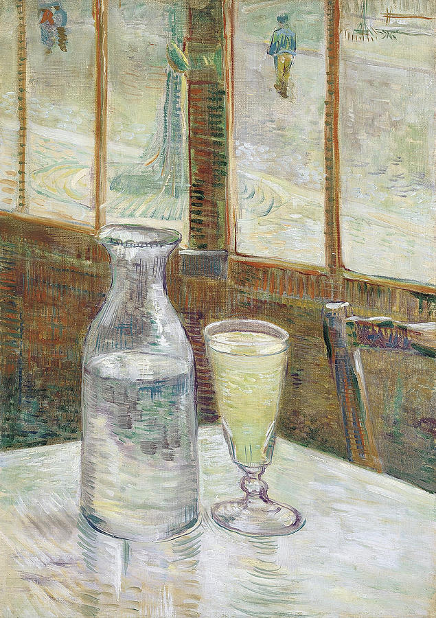 Still Life With Absinthe Painting by Vincent Van Gogh