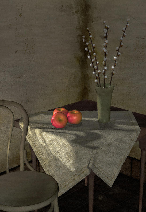 Still Life with Apples Painting by Peter J Sucy