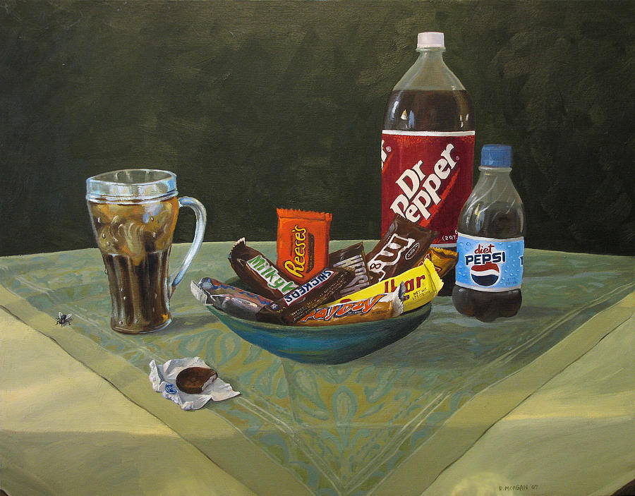 Still Life with Candy Painting by Don Morgan