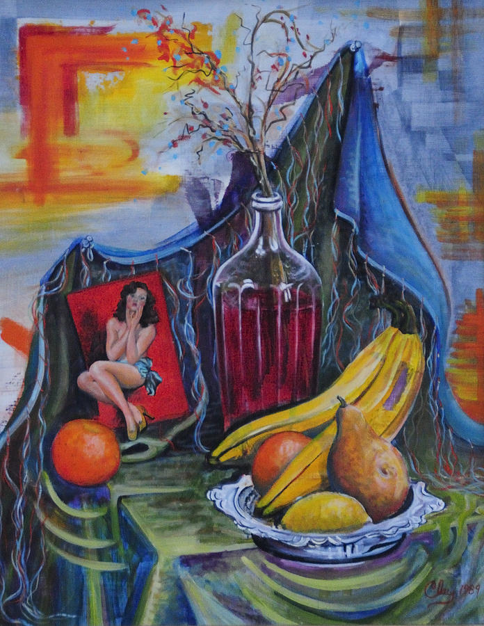 Pear Painting - Still? Life with fruit by Claiborne Coyle