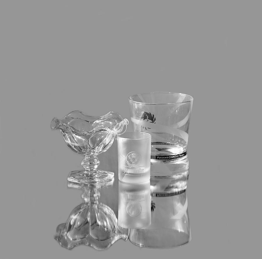 Martini Photograph - Still Life With Glass by Viktor Savchenko