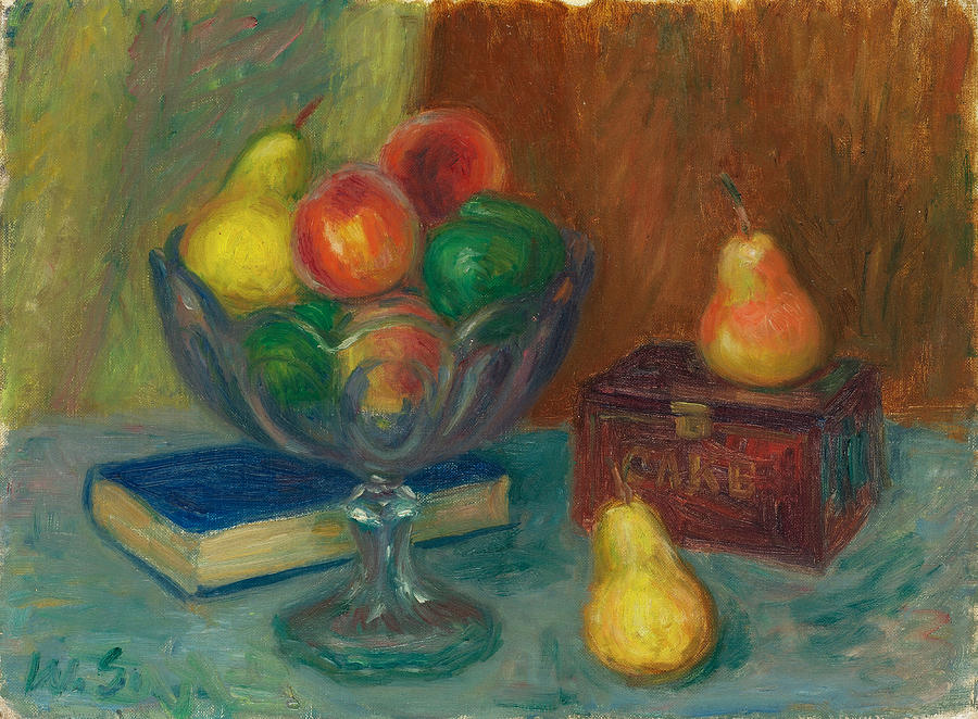 Still Life with Japan Box Painting by William Glackens