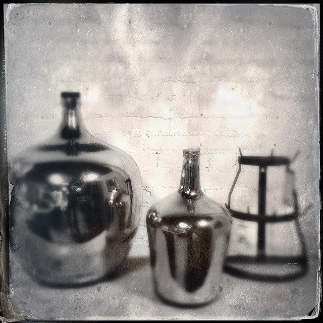 Hipstamatic Photograph - Still Life With Jars And Something Else by Paul Cutright