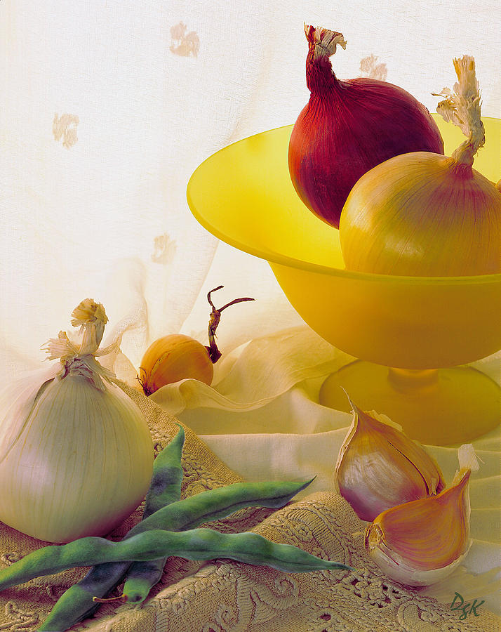 Still Life with Onions Photograph by Dolores Kaufman