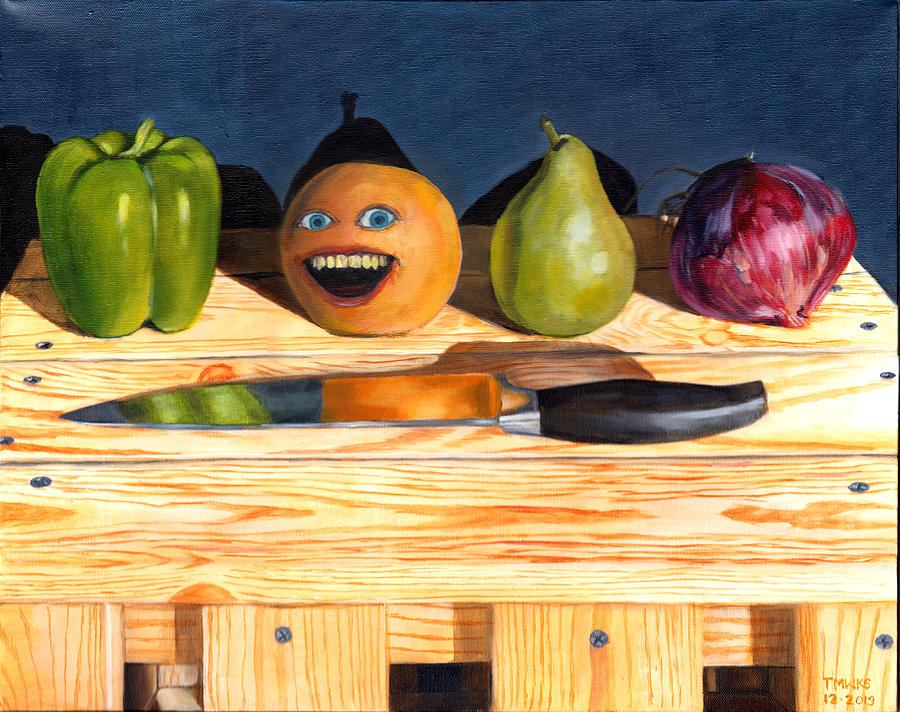 Still Life with Orange No. 1 Painting by Thomas Weeks