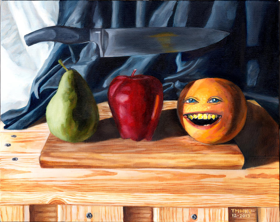 Still Life with Orange No. 3 Painting by Thomas Weeks