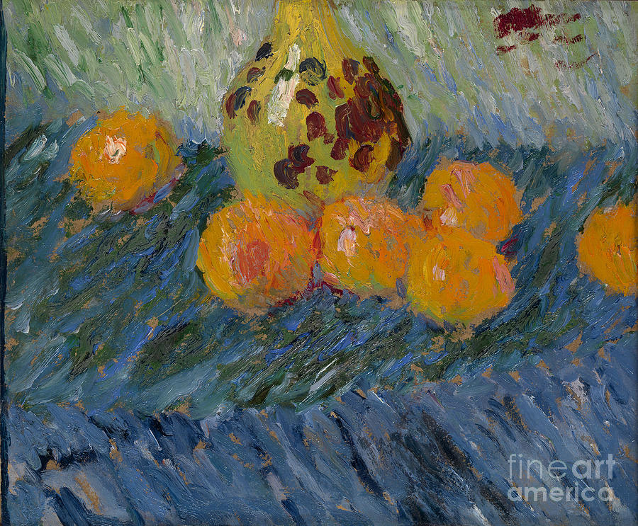 Moscow Painting - Still Life with Oranges by Celestial Images