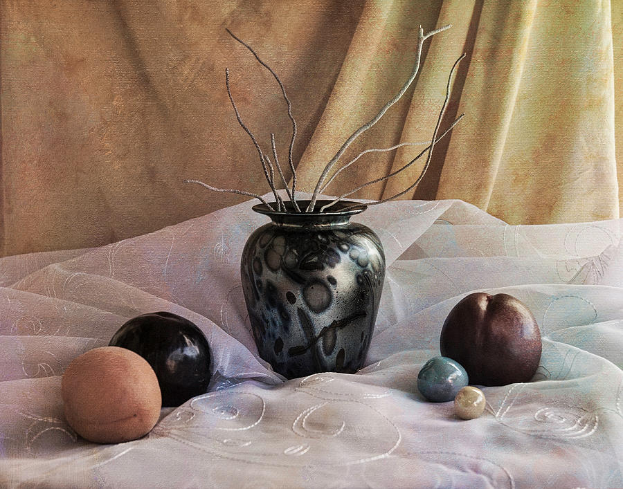 Still lIfe with Vase Photograph by Sandra Selle Rodriguez