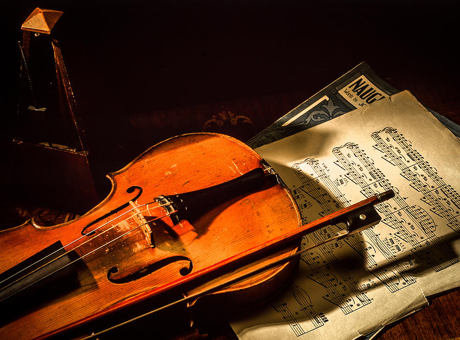 Still Life With Violin Photograph By Dave Jentz