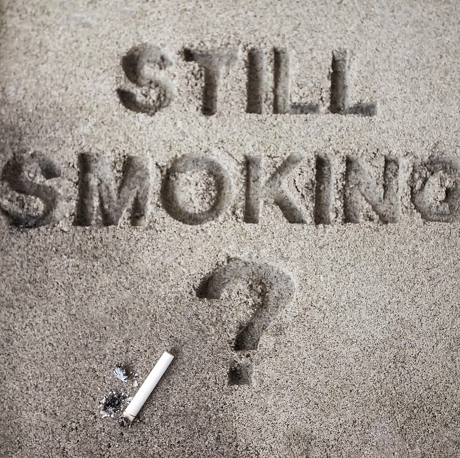 Still Smoking? Image Art Photograph by Jo Ann Tomaselli