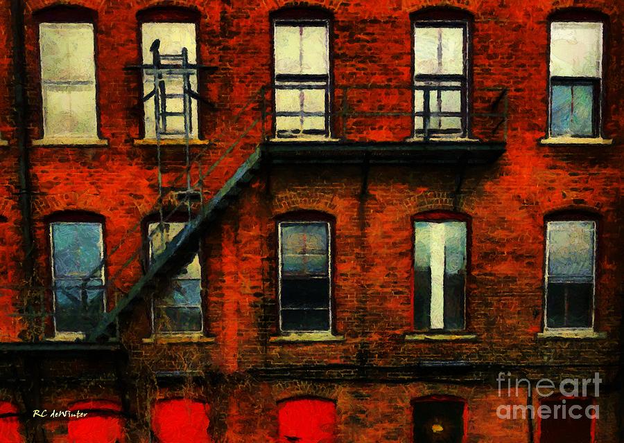 Architecture Painting - Still Standing by RC DeWinter