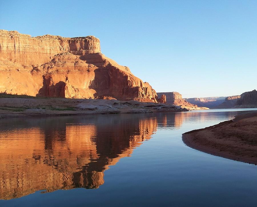 Still Waters at Lake Powell Photograph by Adrienne Wilson