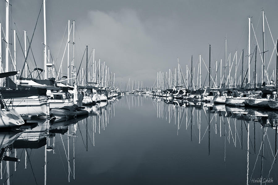 Still Waters Black And White Photograph by Heidi Smith