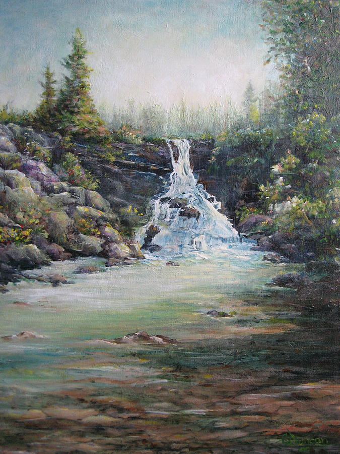 Still Waters Painting by Carleigh Duncan-Doyle - Fine Art America