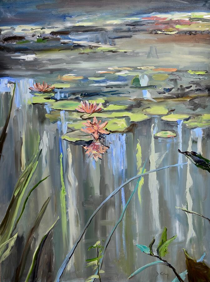 Still Waters Painting by Donna Tuten