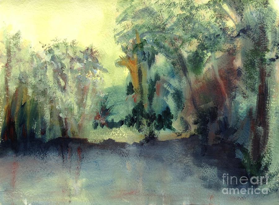 Still Waters Painting by Mary Lynne Powers
