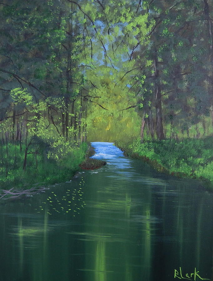 Still Waters Painting by Robert Clark