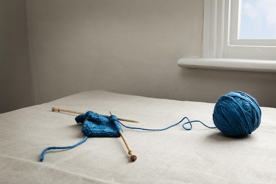 Stilllife Of Knitting. Photograph by Betsie Van der Meer