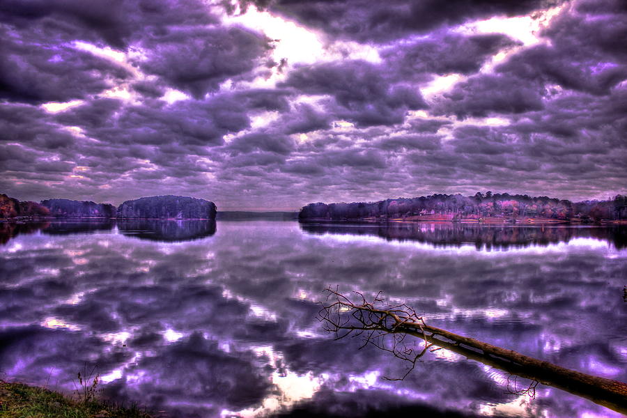 Reflections of Stillness on Lake Oconee Photograph by Reid Callaway