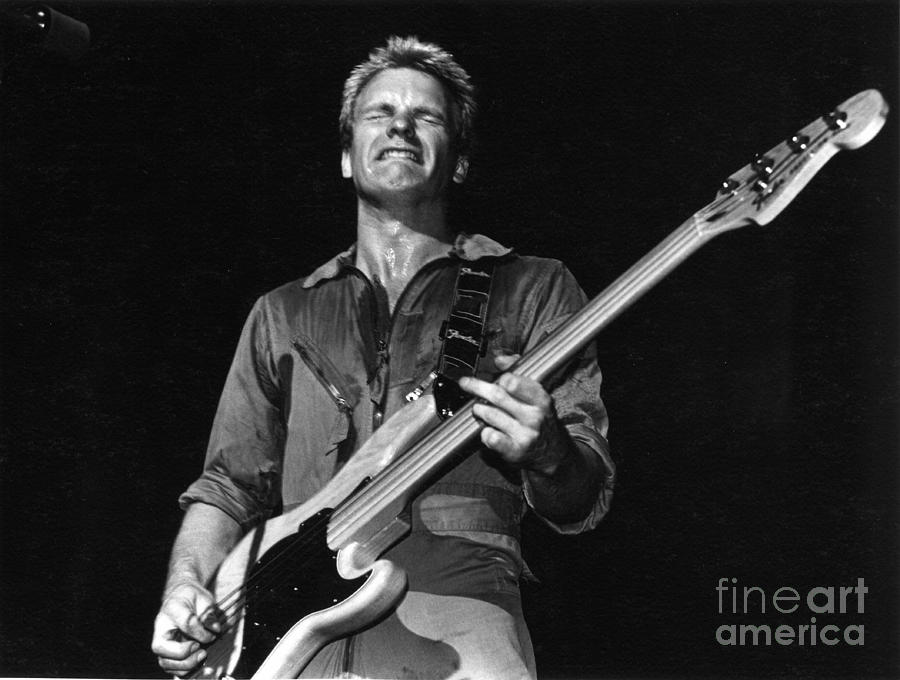 The Police Photograph - Sting 1978 by Joyce Weir