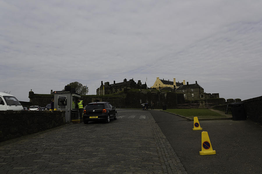 Castle Photograph - Stirling Castle and the parking area for the castle by Ashish Agarwal